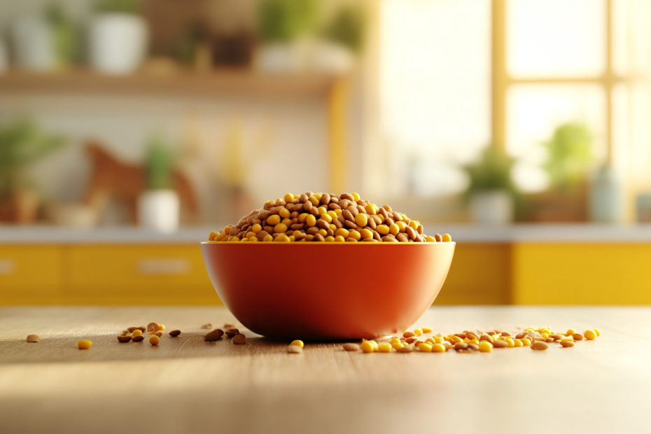 Editorial illustration of a dog food bowl wit 2fe22acd 3abf 4f4e b8e5 2b685c56df52 3
